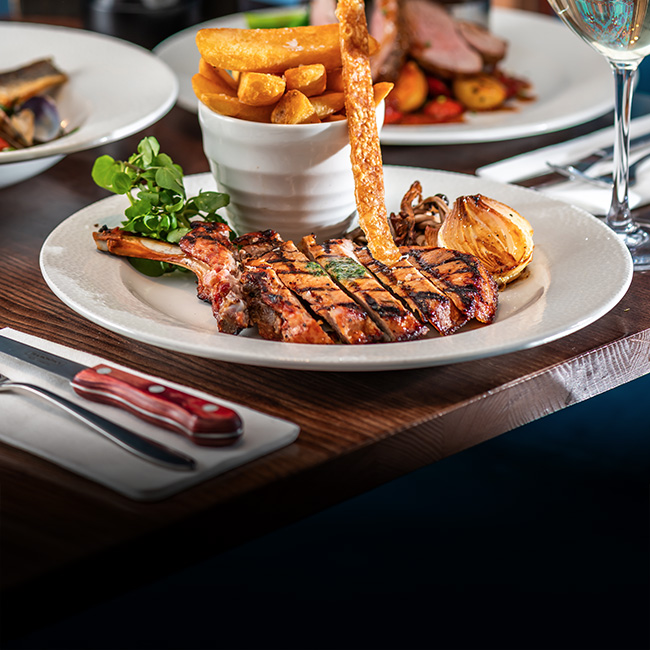 A La Carte menu at The Encore