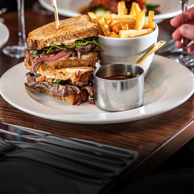 Brunch menu at The Encore