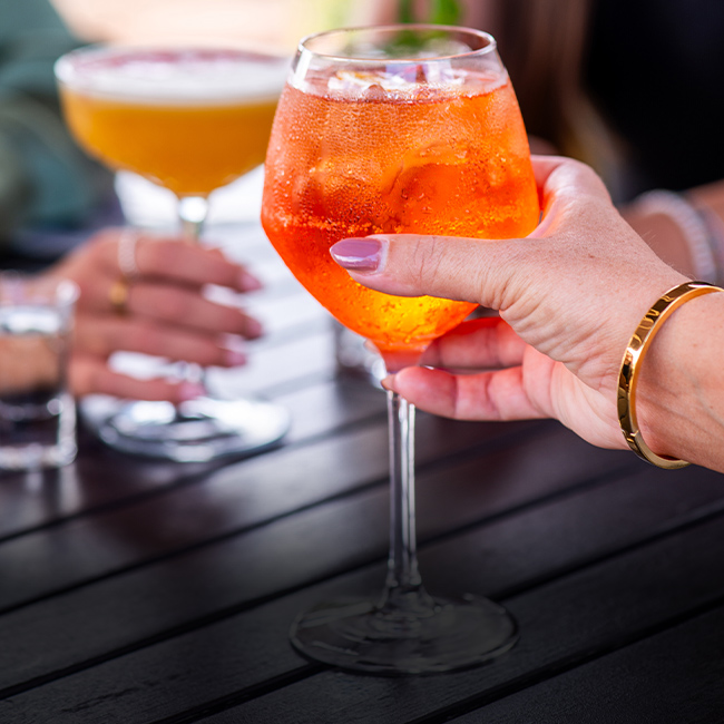 Wine & Drinks menu at The Encore