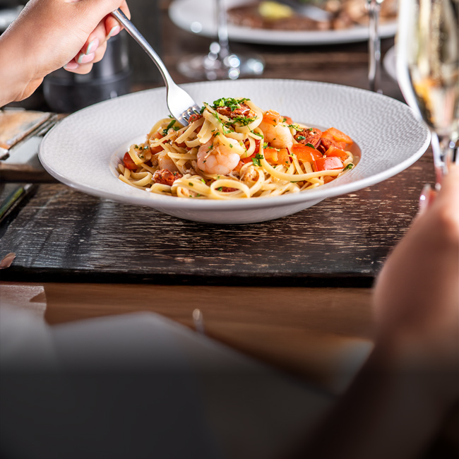 Dessert menu at The Encore