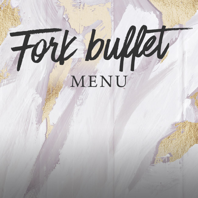Fork buffet menu at The Encore